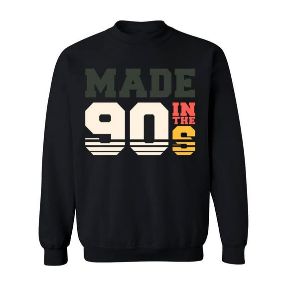 Made, In The 90's Sweatshirt Men -Image by Shutterstock, Male Large