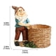 thumbnail image 3 of Maceta Enana Decorativa de Resina onlyliua para Flores, Decoración de Balcón y jardín, 3 of 7