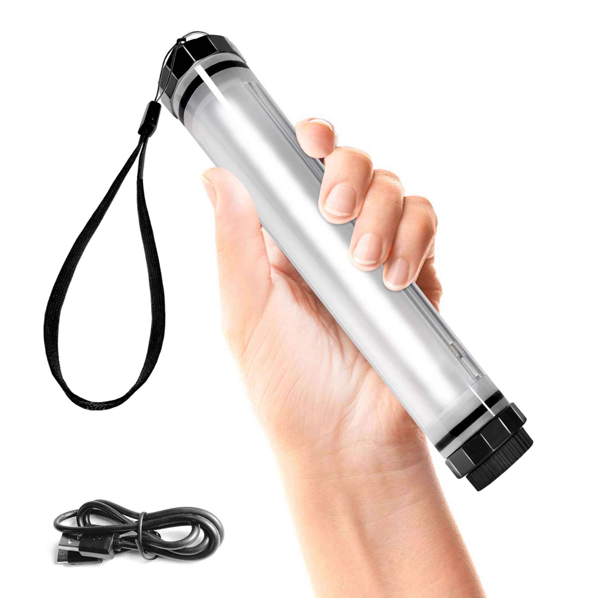 SunJack LightStick Waterproof LED Flashlight & Rechargeable Power Bank for Outdoor Activities 0.7 lb