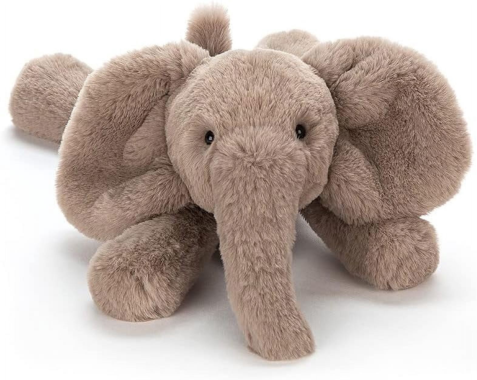 Jellycat Smudge Elephant Stuffed Animal, Medium 9.5 inches - Elephant Plush Toy - Classic Children's Gift