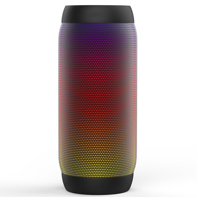Altavoz Bluetooth inalámbrico: altavoz portátil con modos dinámicos de luz, altavoces Bluetooth resistentes al agua, compatible con reproducción de sonido estéreo envolvente, ligero para fiestas,
