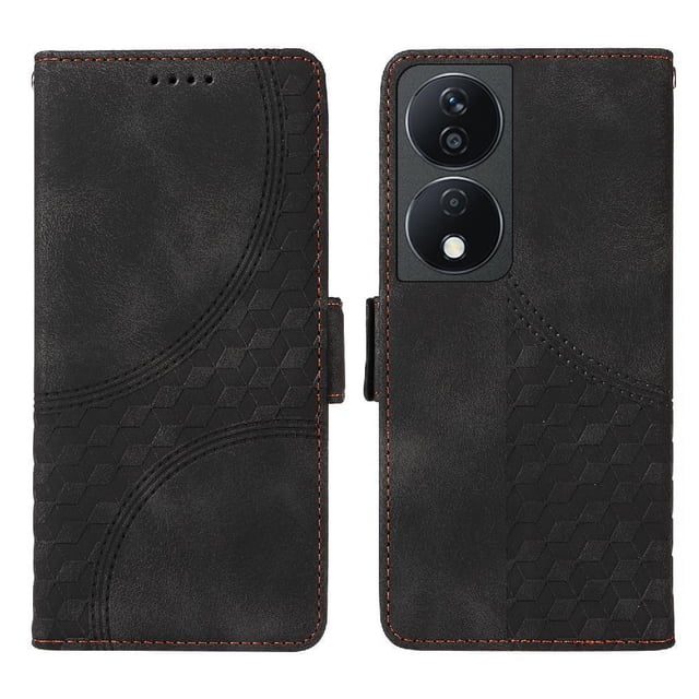 Funda GANGXUN para Honor 90 Smart 5G con diseño acolchado elegante, cuero PU, protección total y ajuste preciso