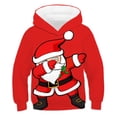 thumbnail image 2 of Sudadera con capucha de Papá Noel para Navidad, sudadera con estampado 3D de alce, regalo para niño y niña, sudadera con capucha unisex, moda para niños, lindo abrigo de gran tamaño, 2 of 5