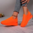 thumbnail image 3 of Mepaouo Chaussures de Marche pour Femmes à Enfiler Plateforme Compensée Style Chaussette Antidérapantes en Maille Tennis Course Espadrilles, 3 of 9