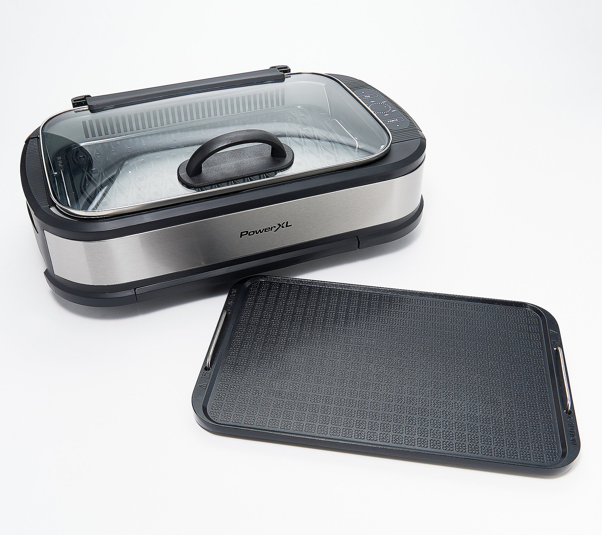 power air smokeless grill griddle plate