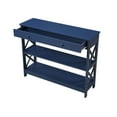 thumbnail image 4 of Convenience Concepts Oxford 1 Drawer Console Table with Shelves, Cobalt Blue, 4 of 8