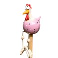 thumbnail image 1 of Decoración de arte de jardín Forma de pollo Estaca Piso Resina Artesanía Yarda Césped Adorno de gallina, Tipo 3 kenally HA005016-03B, 1 of 6