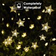thumbnail image 3 of Cht-solar Star String Lights Led, luces centelleantes con energía solar, luces para exteriores - 5m Kuyhfg Bienvenido a Kuyhfg, 3 of 5