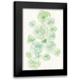 thumbnail image 1 of Lee, Judson 17x24 Black Modern Framed Museum Art Print Titled - Gentle Mint Roses, 1 of 5