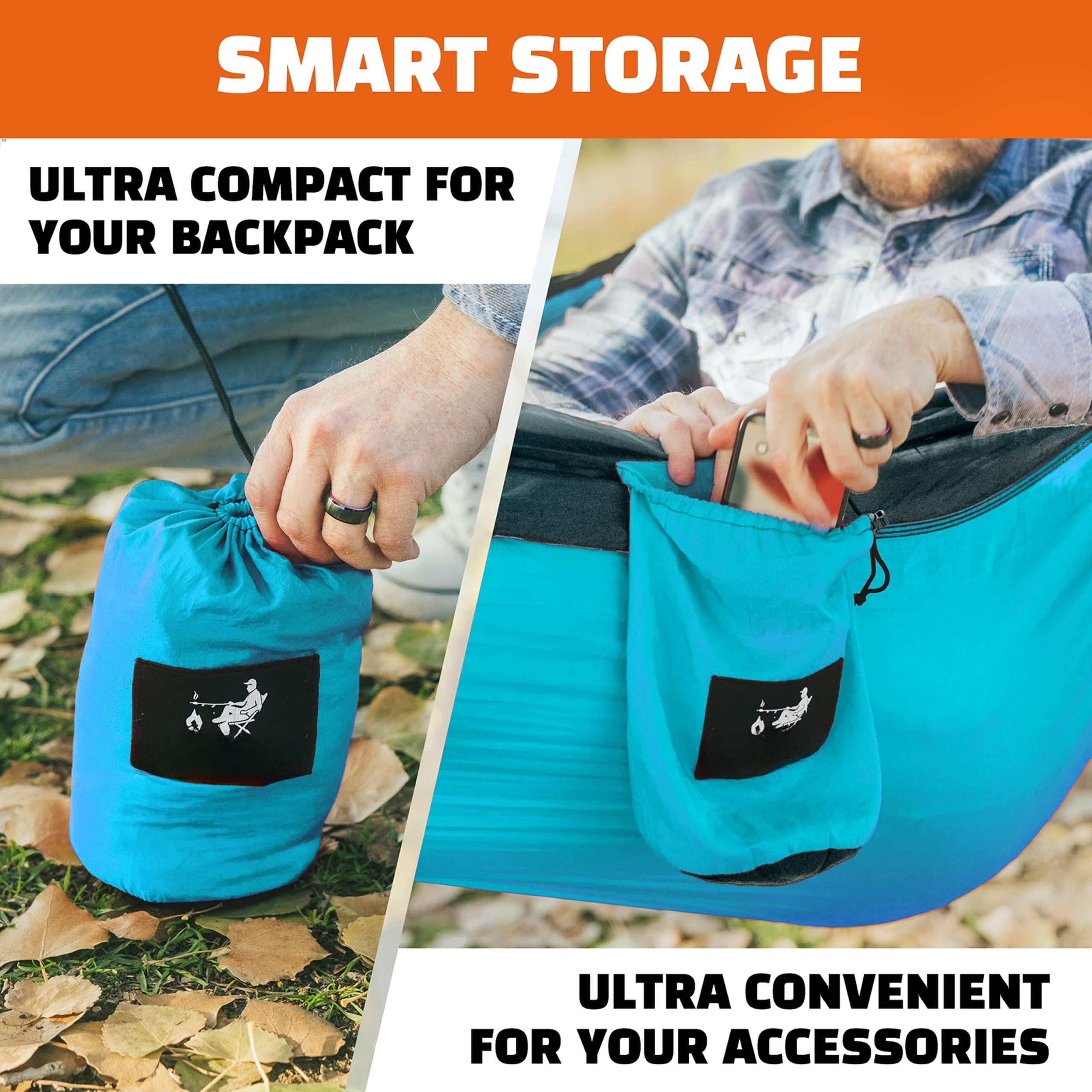 Camping Hammock For Adults & - Portable Hammocks Outside Hamacas Para Adultos Outdoor Single Double Two 2 Person Hamaca/hamacs/amacas Heavy Duty Tree Travel Hamock