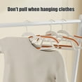 thumbnail image 5 of 10 Pack Non-Slip Plastic Hangers with Shoulder Guards | Space-Saving Design for Wet or Dry Clothes | Windproof Hooks for Ties & Suspenders, 5 of 6