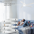 thumbnail image 2 of entiladores De Techo Con Luz Y Control Remoto 142cm Xtellar blanco, 2 of 4