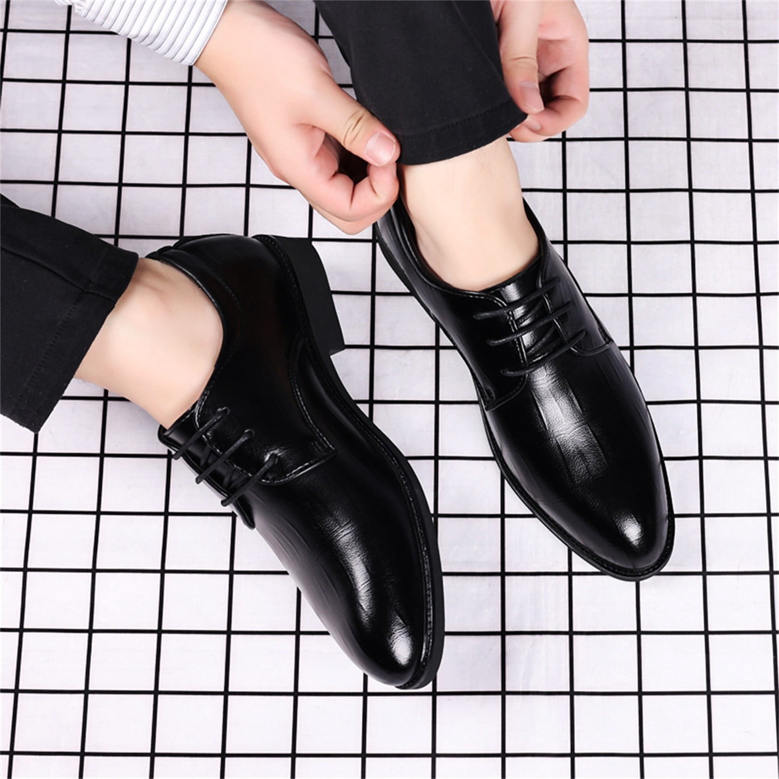 Men\'s Classic Altama Delta Black Leather Derby Shoes - Polished Dress Oxfords Quality Black Oxford Shoes for Professionals main image 2