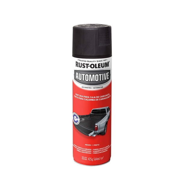 Rust-Oleum Esmalte Protector Aerosol Automotive Caja de Camioneta - Truck Bed Negro Mate 425 g