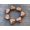 Copper, variant on Copper Gemstone Hearts, Polished Copper Puffy Hearts, Copper Palm Stone, Copper Heart (1 Heart)