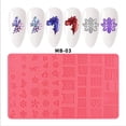 thumbnail image 3 of Nail Art Silicone Printing Template Plastic Template 3D Relief, 3 of 3