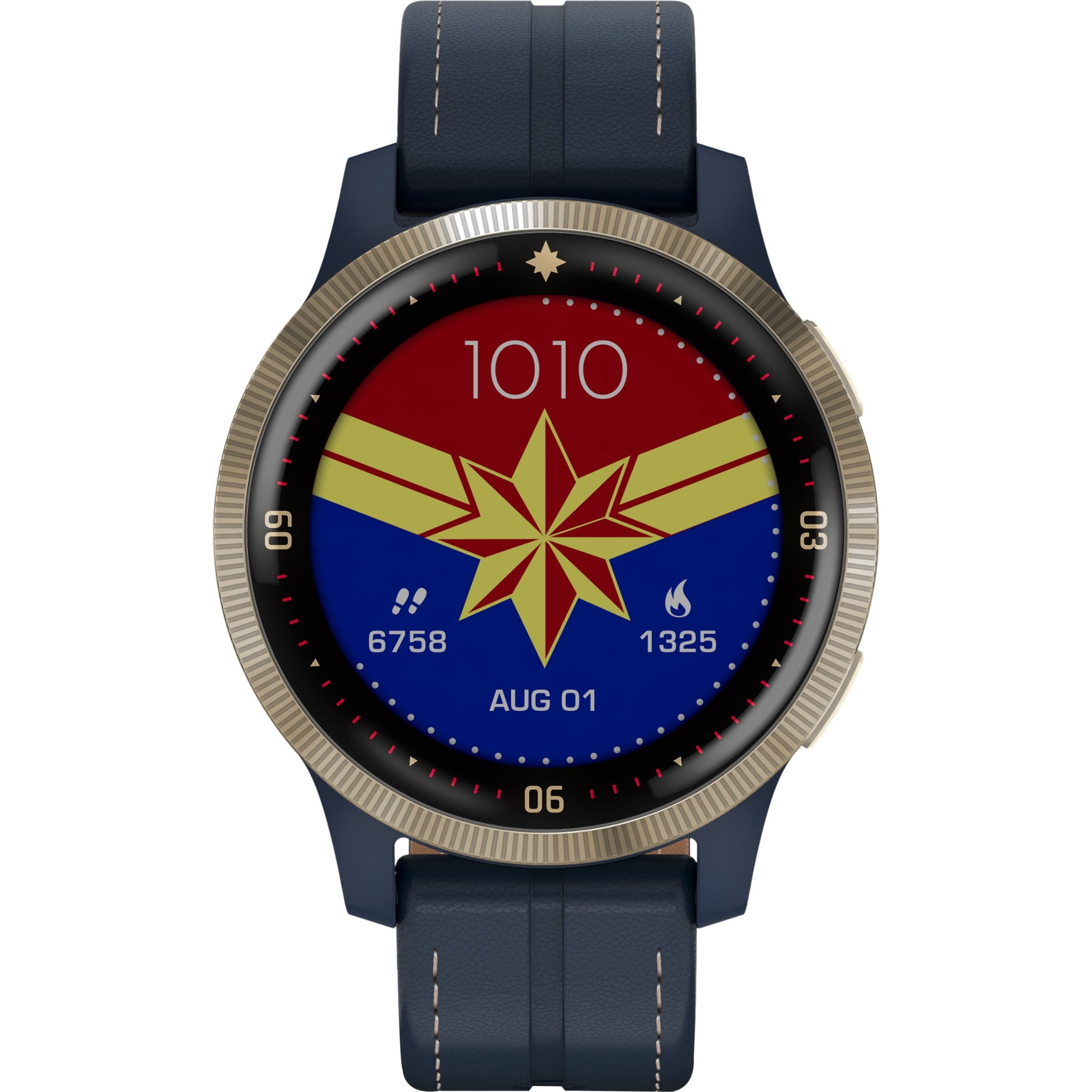 時計 GARMIN LEGACY HERO CAPTAIN MARVEL BLUE Garmin Legacy Hero Series Smartwatch, Captain Marvel