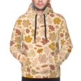 thumbnail image 2 of Bingfone Fall Leaves Men's Drawstring Hoodie Long Sleeve Pocket Sweatshirts-X-Large, 2 of 6