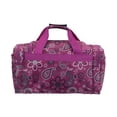 thumbnail image 2 of Rockland Carry-On Tote Bag-Color:Pink Bandana,Size:19 inch, 2 of 5