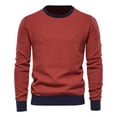 thumbnail image 1 of EGNMCR Round-Neck Sweater for Men, Sweater for Men Men's Sweater Soft Casual Sweaters For Men Classic Pullover Sweaters With Ribbing Edge Women Sweater, 1 of 3