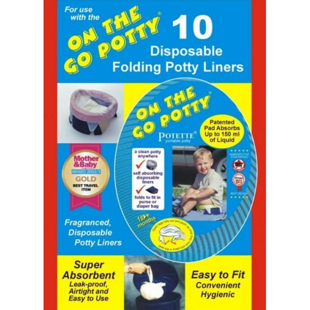 Potette Disposable Liners On The Go Potty Liner ReFills