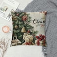 thumbnail image 2 of PHYHOO Christmas Pillow CoversChristmas Gloves Hello Decorative Red White Throw Pillow Covers Farmhouse Decoration for Home Couch White, 2 of 5