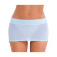 thumbnail image 1 of Sxiwei Mini Skirts for Women Sexy See Through Micro Skirt Low Rise Stretch Bodycon Mini Pencil Skirt Type A Light Blue One Size, 1 of 7