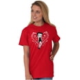 thumbnail image 5 of Betty Boop Heart Love Sassy Cartoon Women's Graphic T Shirt Tees Brisco Brands M, 5 of 6