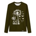 thumbnail image 4 of GERsome Womens Casual Loose Fit Shirts Long Sleeve Comfy T-Shirts Pullover Sweatshirts, 4 of 4
