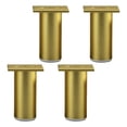 thumbnail image 5 of Tongina 4 Pieces Furniture Foot Bed Frame Fixed Support Feet Adjustable Rustproof Easy to Install Cabinet Foot Legs for Shoe Cabinets Gold 10cm, 5 of 8