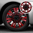 thumbnail image 4 of MOVTOTOP Cache-Roue Rouge Élégant pour Voiture en Matériau PP Durable 13 Pouces, 4 of 8