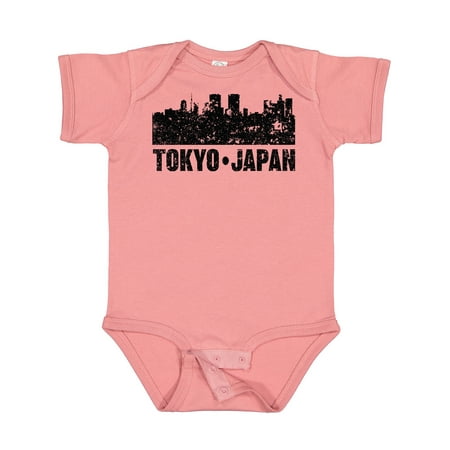 

Inktastic Tokyo Japan City Skyline with Grunge Boys or Girls Baby Bodysuit