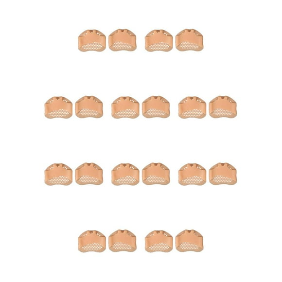 Qarigey 1 par de almohadillas de silicona para el antepié Alivio del dolor Suela del pie Cojín antideslizante Soporte para el antepié Color aleatorio Color aleatorio 27.5x32x21cm 10piezas Qarigey CBP041901