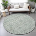 thumbnail image 4 of Dalyn Rugs Machine Washable Indoor/Outdoor Chantille ACN2152 Teal 8' x 8' Round Rug, 4 of 7