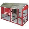Precision Pet Old Red Barn Chicken Coop, 52.67 by 77.95 by 51.57-Inch
