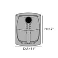 thumbnail image 2 of Covermates Keepsakes – Air Fryer / Deep Fryer Cover – Dust Protection - Stain Resistant - Washable – Appliance Cover, Black, 2 of 5