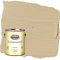 Glidden Fundamentals Pony Tail / Beige Flat Interior Paint, 1 Gallon