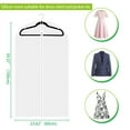 YTBW 10 Pack 40" Garment Bag Suit Storage Cover Dress Clothes Coat Dust
