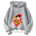 thumbnail image 3 of Sudadera con capucha de una pieza para niños, ropa para niños y niñas, ropa de primavera y otoño, sudadera con dibujos animados de Luffy Zoro, traje para adolescentes, camisetas con capucha de Sonic, 3 of 5