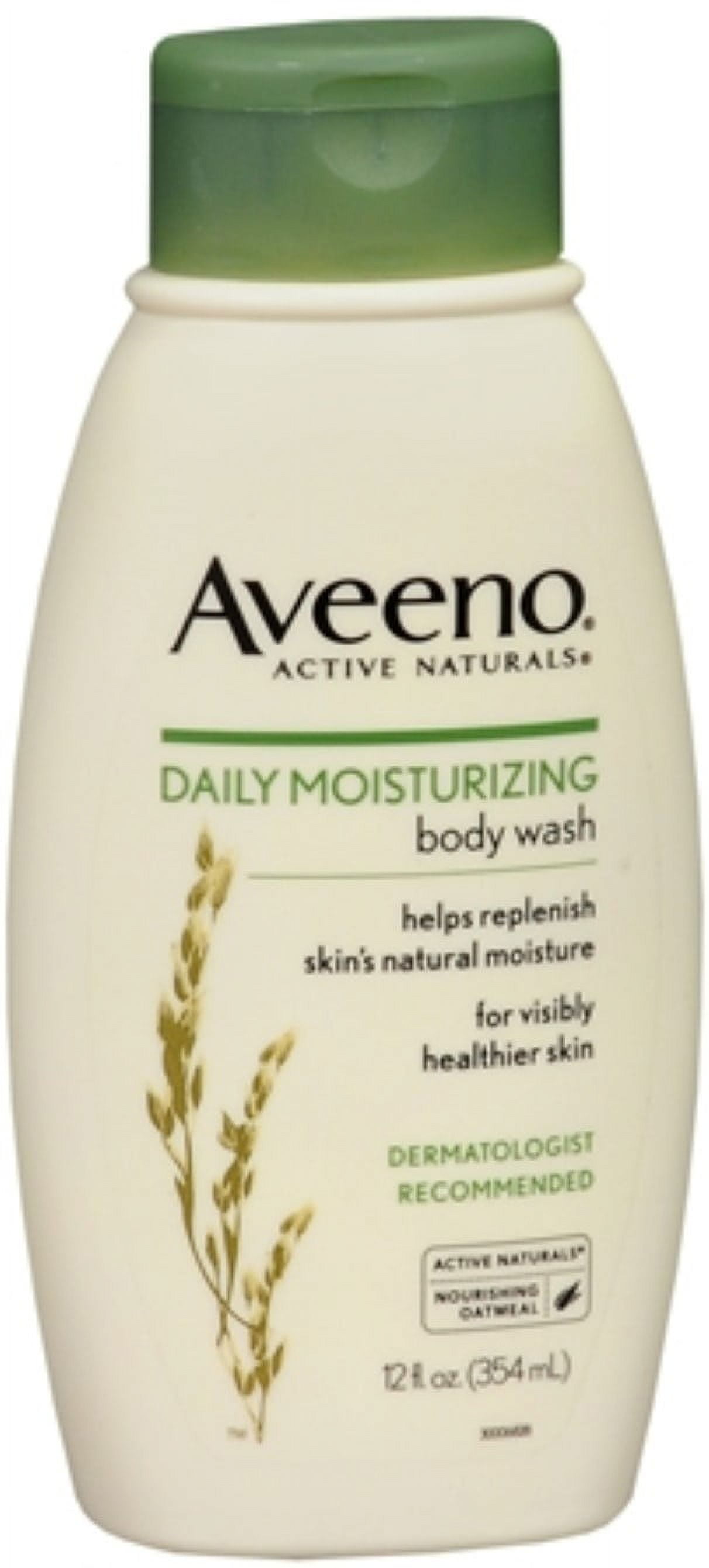 AVEENO Active Naturals Daily Moisturizing Body Wash 12 oz (Pack of 3)
