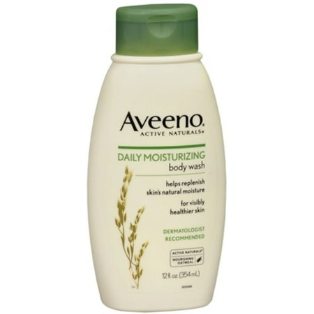 AVEENO Active Naturals Daily Moisturizing Body Wash 12 oz (Pack of 3)