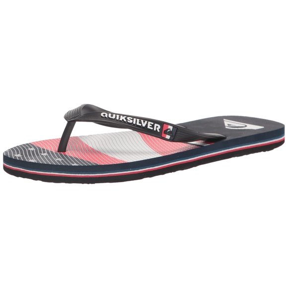 Quiksilver Sandale Tongs Molokai 4Th 3 Points pour Homme, Bleu 1, 7