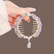thumbnail image 1 of Horquilla con borlas y flores de perlas para el pelo, pinza para el pelo con forma de disco en la parte posterior, accesorio para el pelo de alta calidad para mujer, 1 of 6