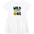 thumbnail image 3 of Inktastic Wild and One Cute Lion Birthday Girls Baby Dress, 3 of 5