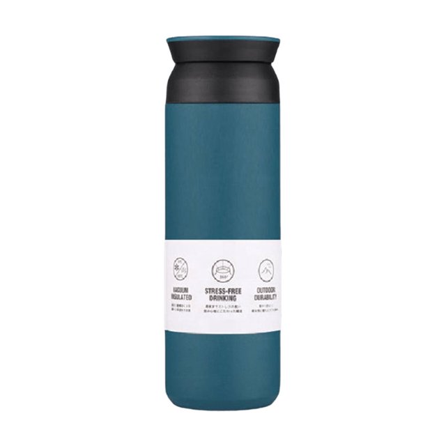 Botella aislada de 500ml taza de vacío de acero inoxidable con mango para Camping Picnic