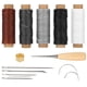 thumbnail image 4 of Kit de herramientas para artesanía de cuero, Kit de herramientas para artesanía de cuero, rosca de cera, ranuradora para silla de montar, rendimiento de alta gama, 4 of 12