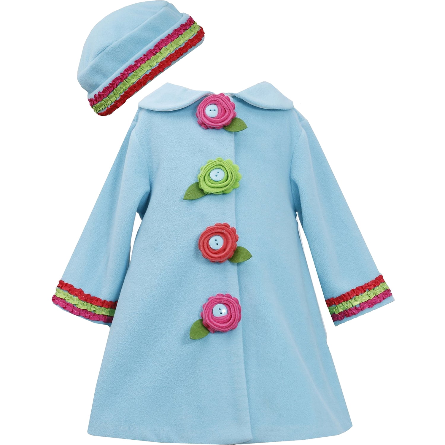 Bonnie Baby Rosette Coat with Matching Hat 12 months lavender Bonnie Baby Rosette Coat with Matching Hat 12 months lavender