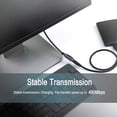 thumbnail image 4 of Fasgear USB Extender Cable, 2-Pack 6ft USB 2.0 Type A Male to Female Extension Cable for Laptop Cooling Pad, USB Flash Drive, Keyboard, Mouse, Printer at Home/Office/Car (1.8m,Black), 4 of 6