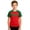 Red, variant on Girls and Boys Soccer T Shirt USA Canada Mexico Flags Graphic Tees Tops Funny Soccer Jersey Short Sleeve T-Shirt(Green,3-4 Years)