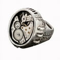 thumbnail image 4 of Stainless Steel Ring Unisex Statement Jewelry for Men and Women Electroplated Modern Band Durable Everyday Wear, 4 of 5
